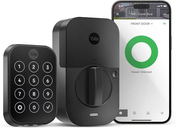 Yale electronic lock smart home security 